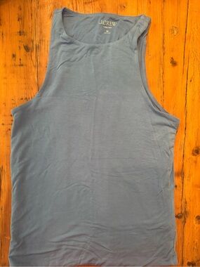 J. Crew Sleeveless Tank Top in Slate Blue